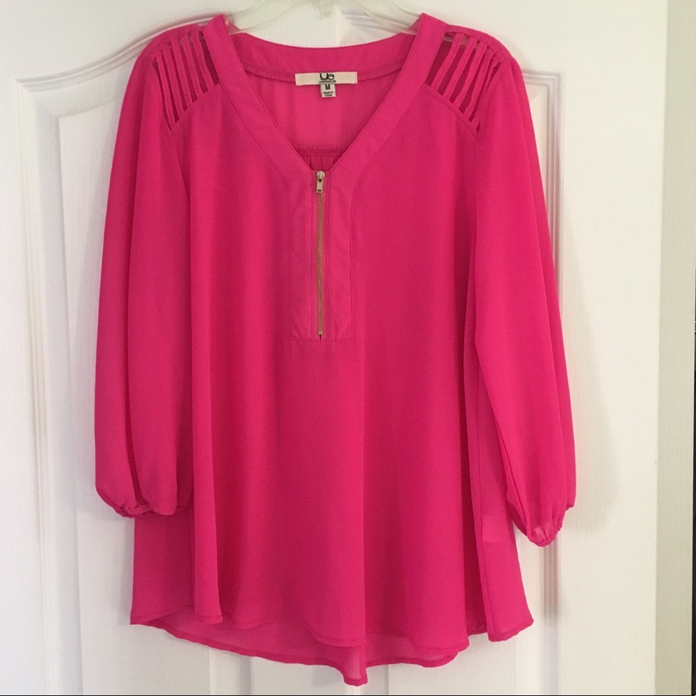 Hot pink blouse